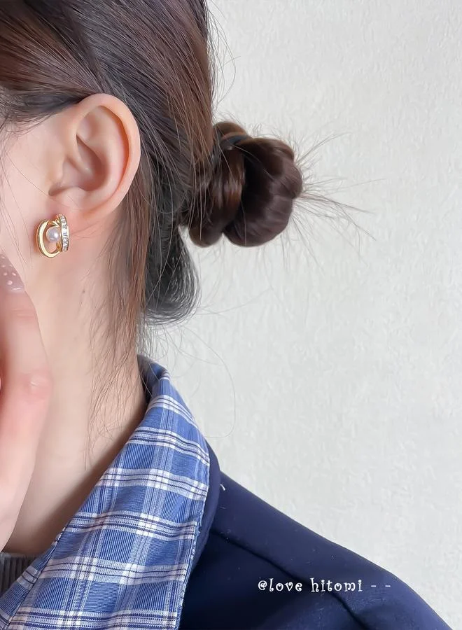 Take Two Faux Pearl Stud Earrings