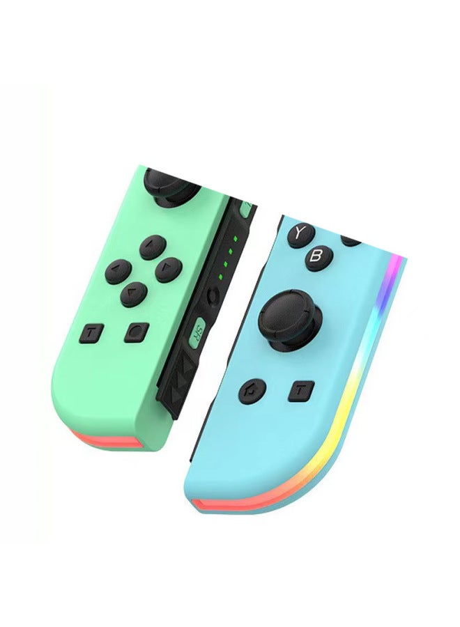 Neutral Switch Left And Right Handle Joycon Small Handle Bluetooth Handle Ns Private Model Game Wireless Rgb Handle With Light - Image 1