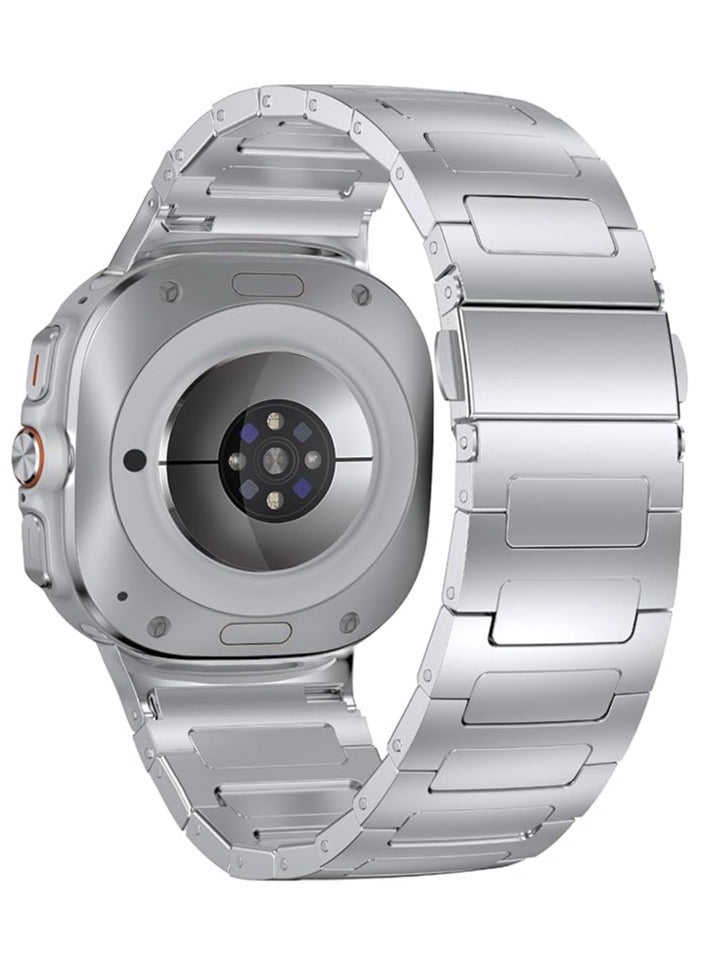 JAJEEK Stainless Steel Band Compatible with Galaxy Watch Ultra Bands 47mm (2024), No Gap Business Metal Replacement Strap for Samsung Galaxy Watch 7 Ultra 47mm, Durable, Stylish, Comfortable, Perfect for Men - Image 5