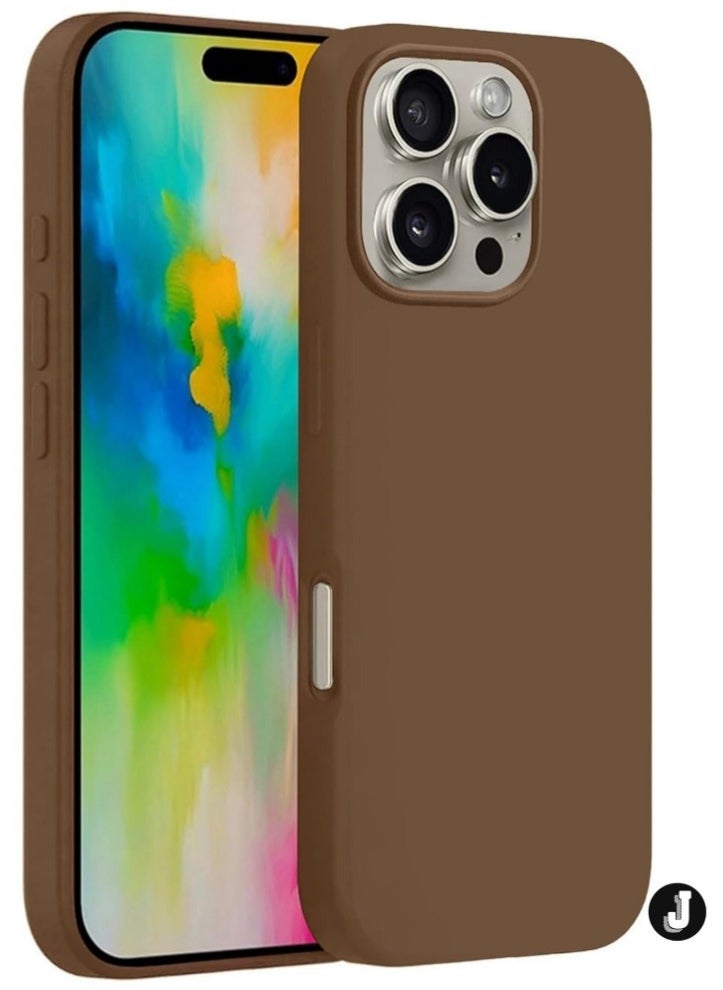 JAJEEK "NEW Liquid Silicone Case for iPhone 16 Pro - Ultra Slim, Soft Anti-Scratch Microfiber Lining & Drop Protection" - Image 1