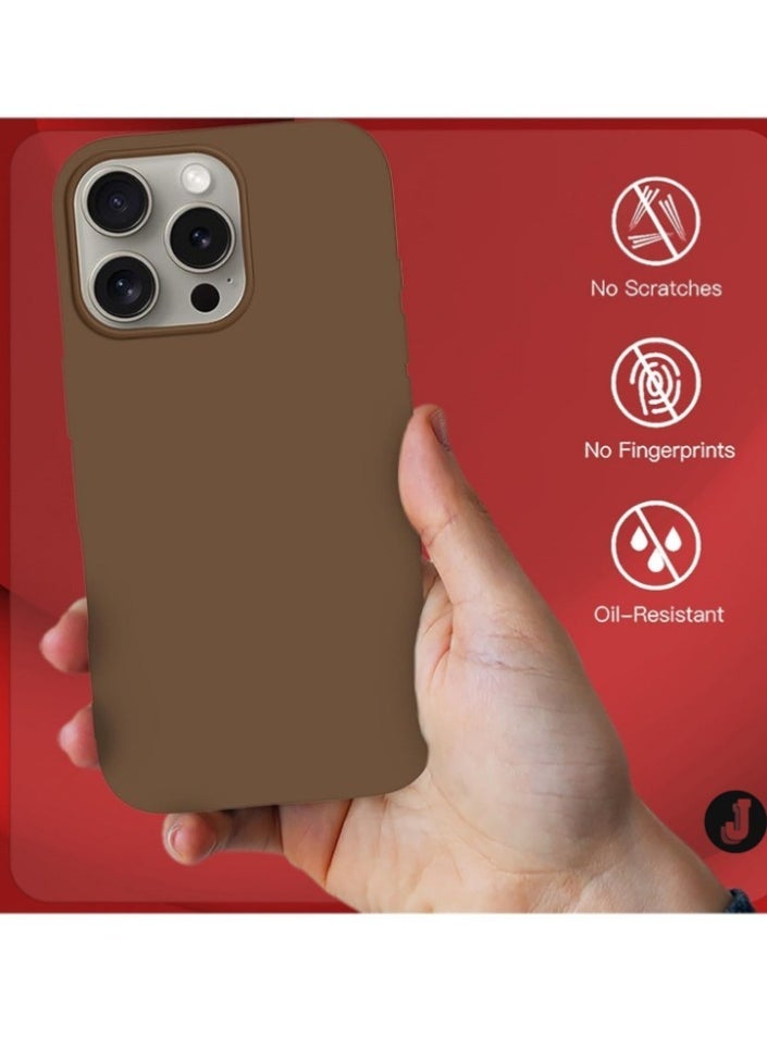 JAJEEK "NEW Liquid Silicone Case for iPhone 16 Pro - Ultra Slim, Soft Anti-Scratch Microfiber Lining & Drop Protection" - Image 4