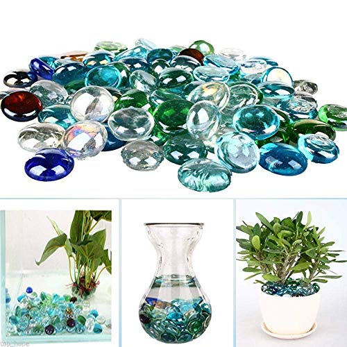 Maalavya Half Round Multicolor Decorative Glass Pebbles (Above 101 Pcs) - Image 4