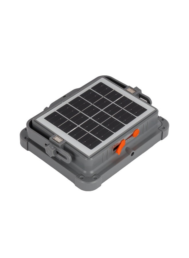 جيباس Rechargeable Solar Light- High-Brightness Multi-Mode LED Lamp with Dual Charging, USB and Solar/ Magnetic Base and Power Bank Function, IP66 Waterproof, Ideal for Indoor, Outdoor and Emergency Use/ Black, 2 Years Warranty - Image 5