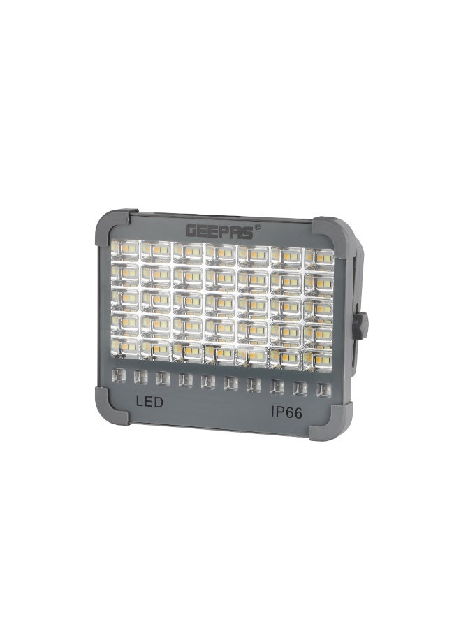 جيباس Rechargeable Solar Light- High-Brightness Multi-Mode LED Lamp with Dual Charging, USB and Solar/ Magnetic Base and Power Bank Function, IP66 Waterproof, Ideal for Indoor, Outdoor and Emergency Use/ Black, 2 Years Warranty - Image 1