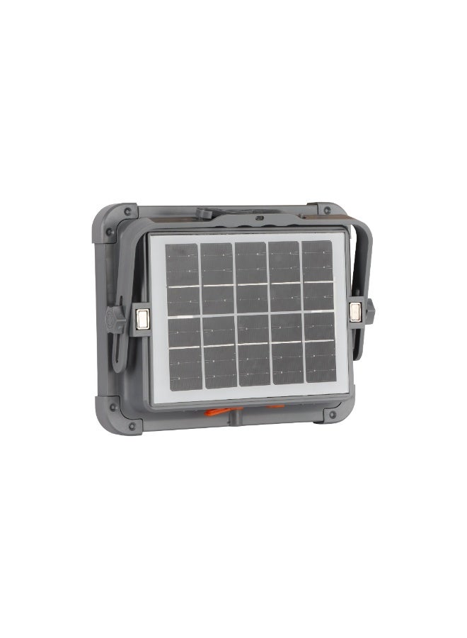 جيباس Rechargeable Solar Light- High-Brightness Multi-Mode LED Lamp with Dual Charging, USB and Solar/ Magnetic Base and Power Bank Function, IP66 Waterproof, Ideal for Indoor, Outdoor and Emergency Use/ Black, 2 Years Warranty - Image 2