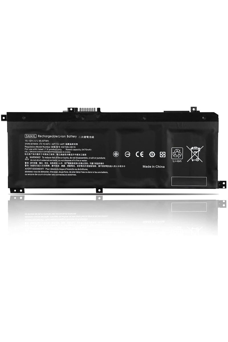 Lynacz Original SA04XL / SA04055XL Replacement Battery for HP ENVY x360 15-DR0000 Series 15.12V 55.67Wh 3470mAh Li-ion Battery Compatible with L11119-855, L11421-2C1, HSTNN-IB8W, HSTNN-DB8R - Image 1