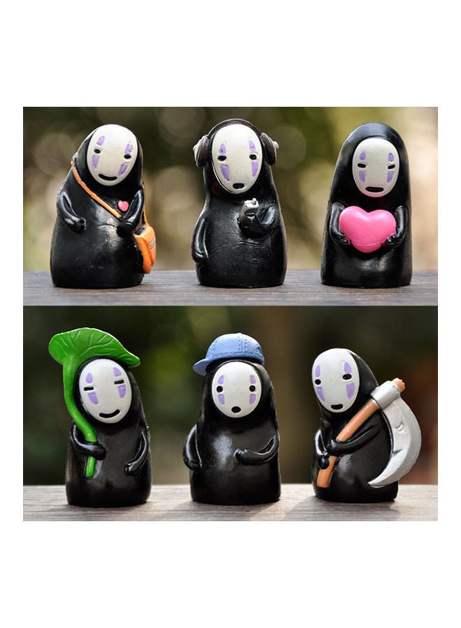 NIBEMINENT 6-Piece Exquisite Anime Design No Face Man Model - Image 2