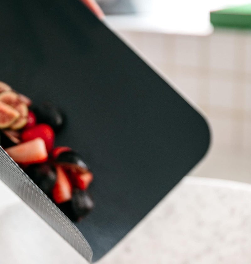 Dexas Mini Heavy Duty Grippmat Flexible Cutting Boards, 5.5 x 8 inches, Gray, Red, White, Green - Image 4