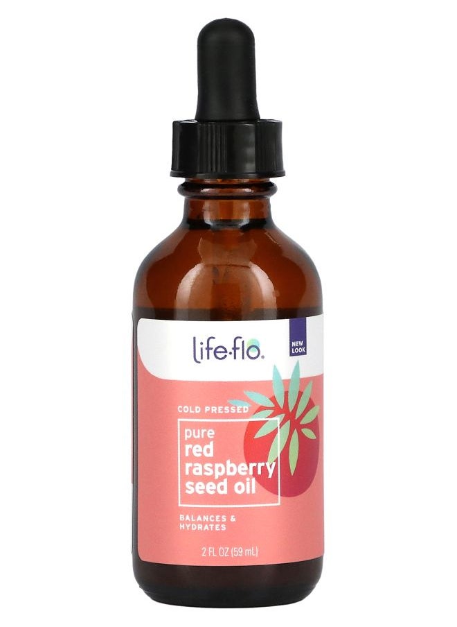 Life-flo Pure Red Raspberry Seed Oil 2 fl oz (60 ml) 