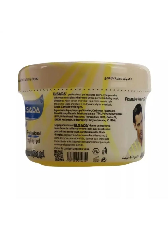 Elsada جل تصفيف الشعر الاحترافي من السد، جل تصفيف طويل الأمد، أزرق - 250 مل - Image 2