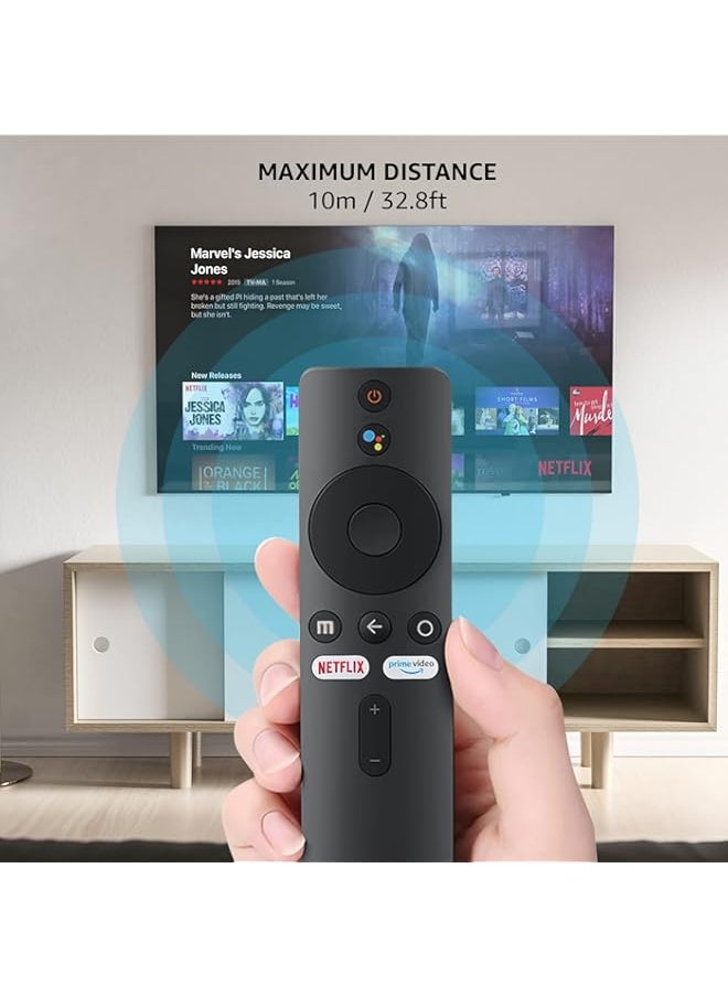 HuHa - Leyf Replacement Remote Control for Xiaomi Mi Stick - Compatible with Mi Box S/Mi Box 4X/MI TV P1, Q1, 4S, 4K, 4A, Q1E (XMRM-00A) - Bluetooth and Voice Control - Image 1