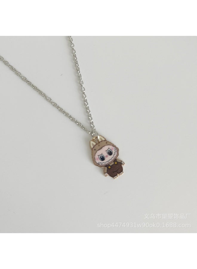 لابوبو 5 قطع - قلادة معلق لابوبو كارتون - Image 4