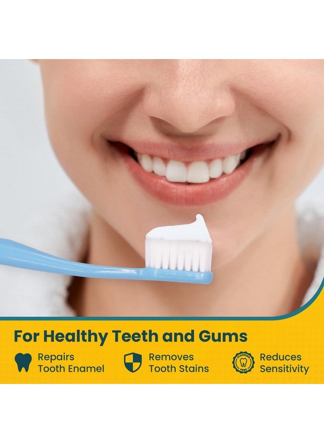 بيرلي وايت معجون أسنان بيرلي وايت النشط لإعادة التمعدن الخالي من الفلورايد - 110 جم/3.8 أونصة - معجون أسنان لإعادة التمعدن لإصلاح مينا الأسنان - يساعد على إزالة البقع - يحتوي على هيدروكسيباتيت وإكسيليتول - عبوة من قطعتين - Image 5