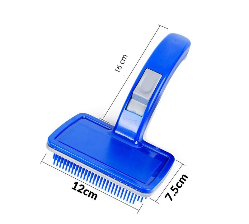 SRI Dog Plastic Slicker Brush with Press Key - Image 4
