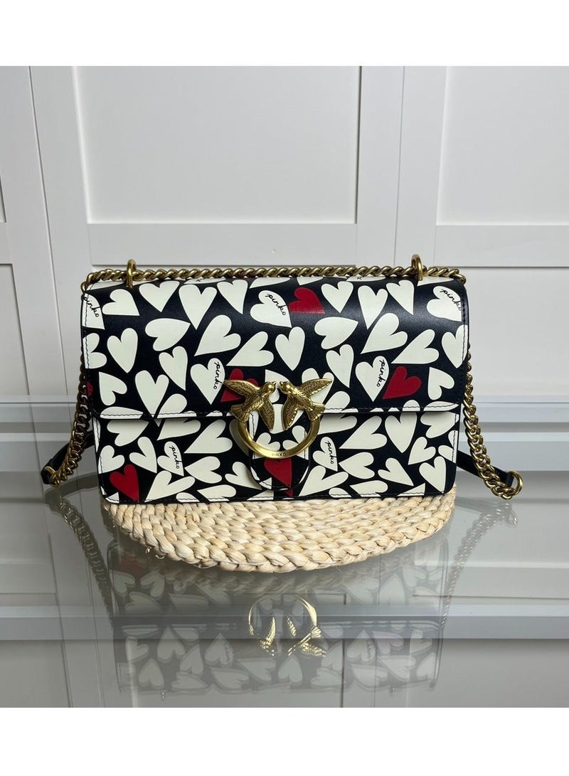 Pinko Classic Chain Crossbody Shoulder Bag 27*18*7cm - Image 1