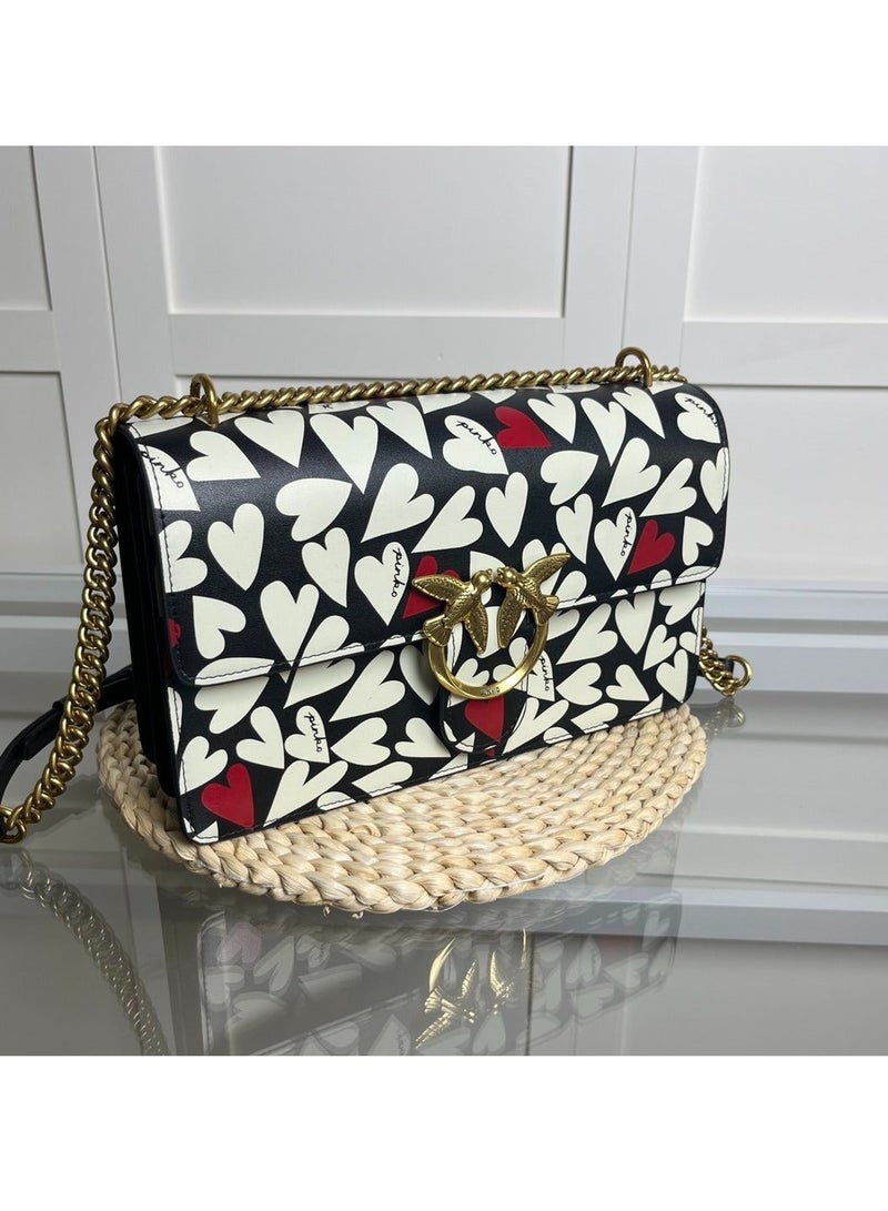 Pinko Classic Chain Crossbody Shoulder Bag 27*18*7cm - Image 2