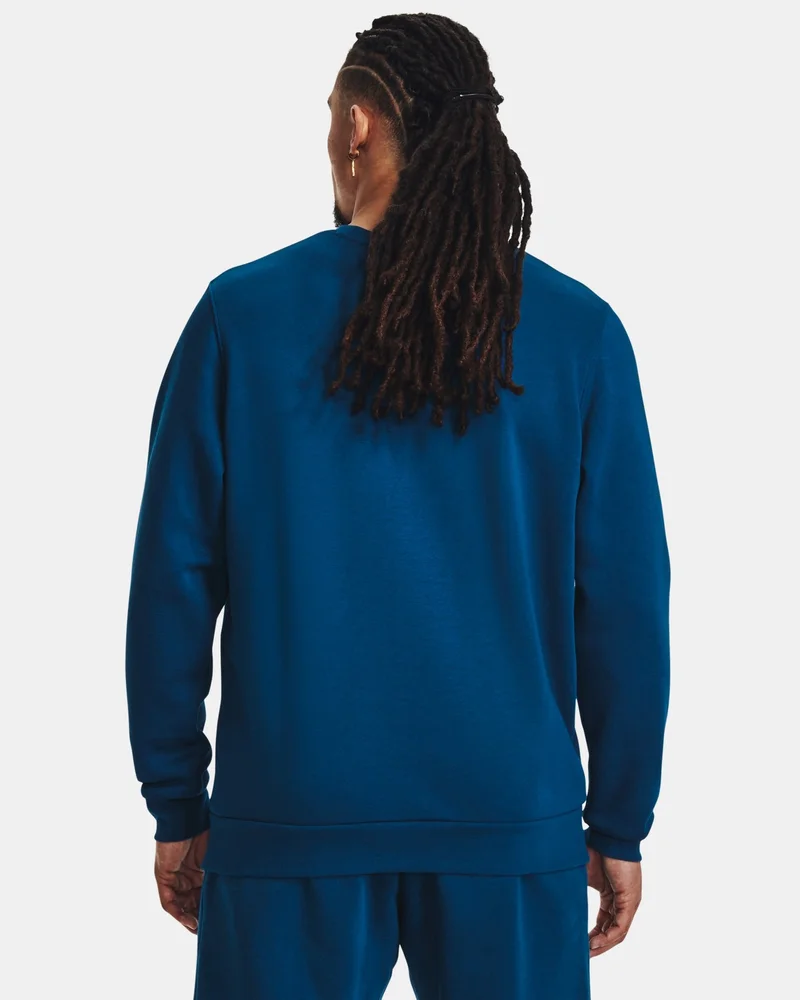 Under Armour Blue Men's UA Essential Fleece Sweatshirt for Men | Best Price UAE