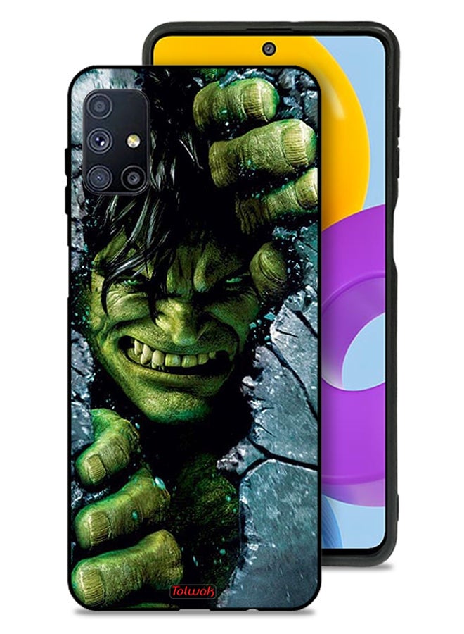 Tolwak Samsung Galaxy M51 Protective Case Cover Incredible Hulk - Image 1