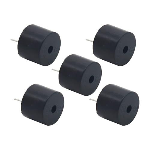 Electronicspices Electronic Spices 5V Passive Buzzer Acoustic Component Mini Alarm Speaker Pack of 5 - Image 1