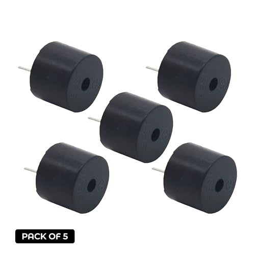 Electronicspices Electronic Spices 5V Passive Buzzer Acoustic Component Mini Alarm Speaker Pack of 5 - Image 2