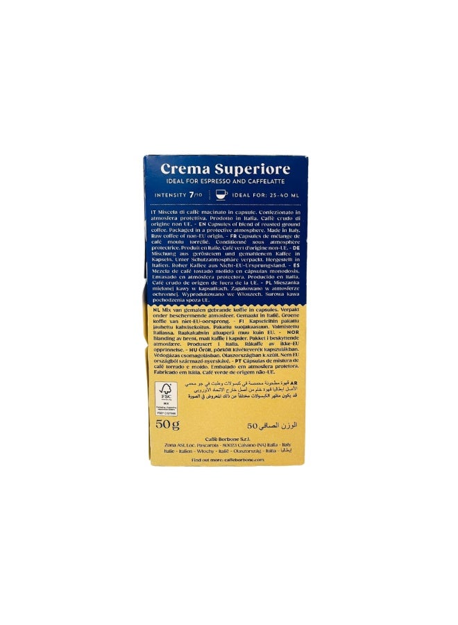 CAFFE BORBONE Caffè Borbone Crema Superiore Aluminum Capsules | Creamy Italian Espresso | Nespresso® Original Compatible - Image 2