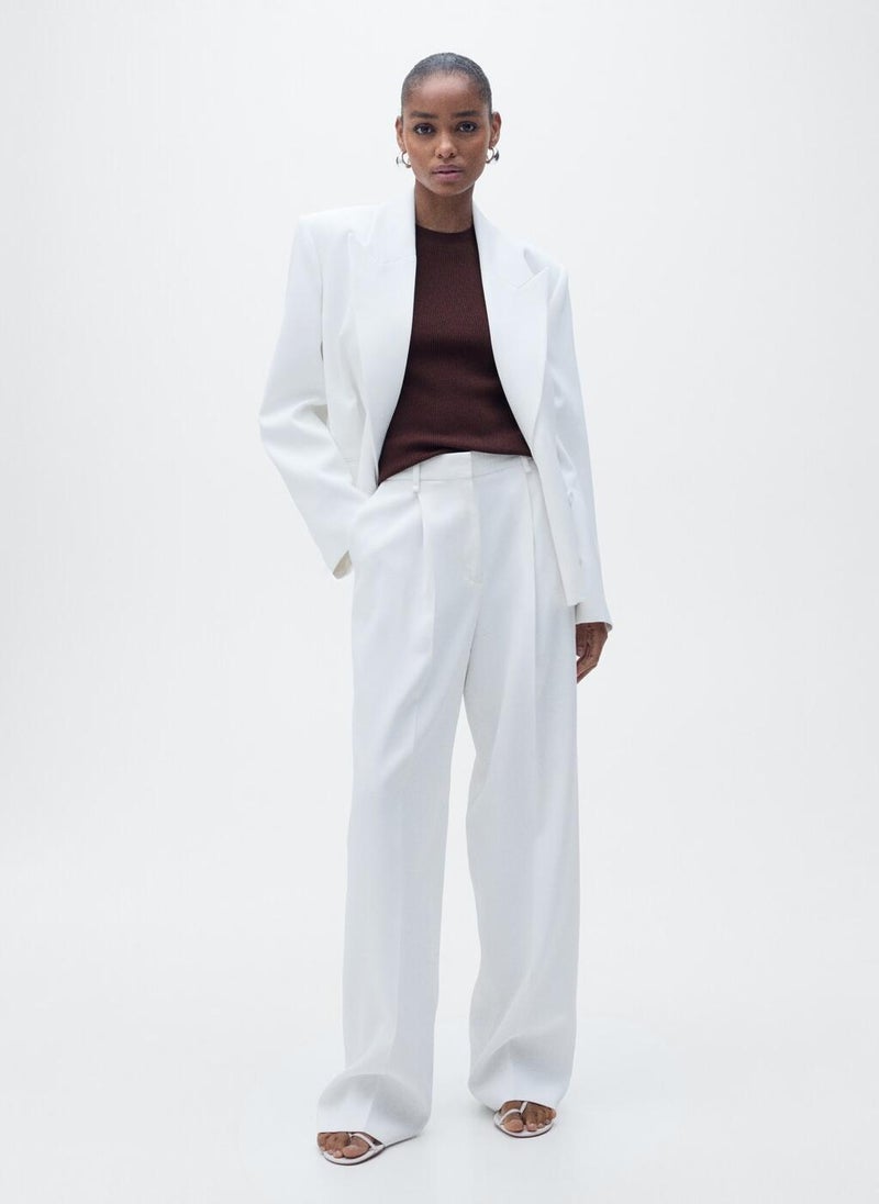 MANGO Casual Ribbed Knit Top  - Image 4