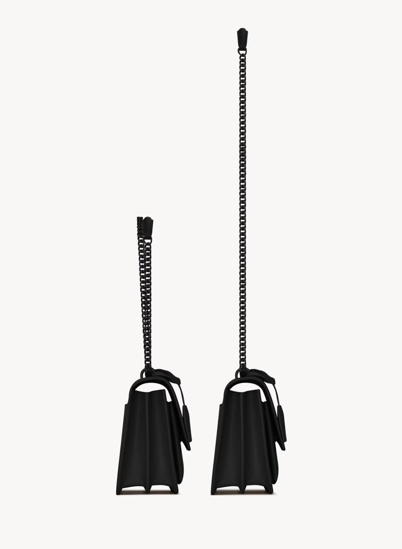 Yves Saint Laurent Saint Laurent Sunset Medium In Smooth Leather Flap Bag, Leather-Lined Flap Bag With The Cassandre And Detachable Leather Charm, Womens Crossbody Bag, Women's Shoulder Bag, Women's Travel Bag - Image 3