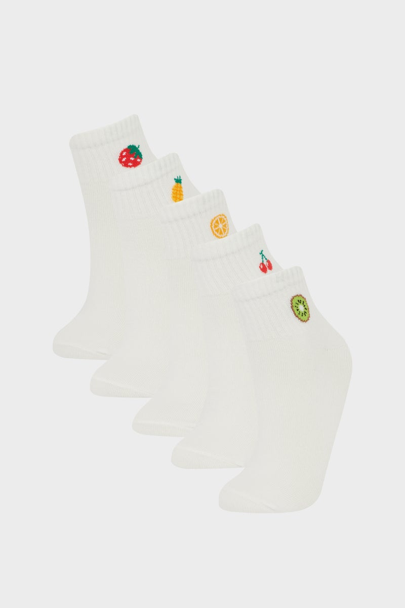 DeFacto Multicolour Woman Low Cut Low Cut Socks Casual - Image 1