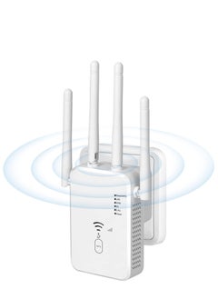WiFi Extender 1200Mbps, WiFi Extenders Signal Booster for Home, WiFi Range Extender Signal Booster up to 8000sq.ft, WiFi Booster, WiFi Extender Outdoor, Internet Booster, Internet Extender