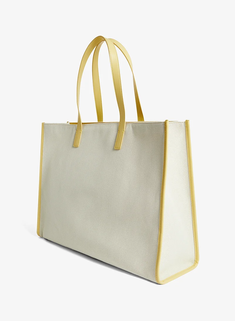 Ted Baker Floicon Canvas Embroidered Large Floral Tote