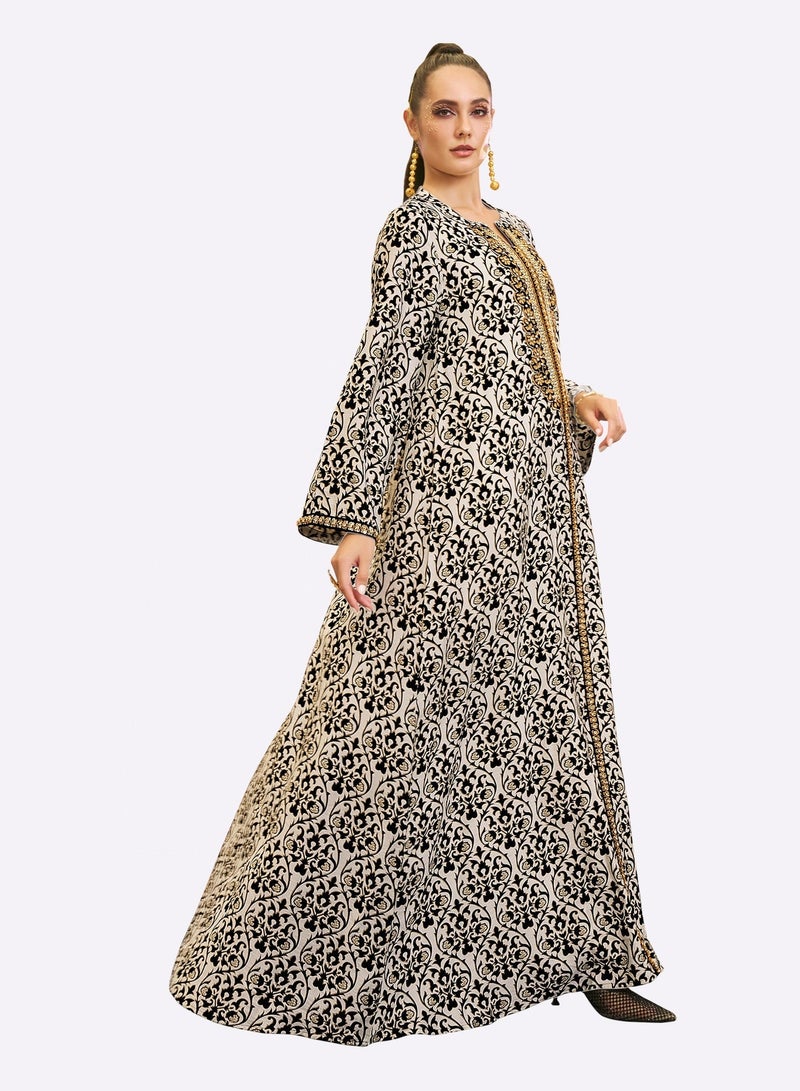 Sara Arabia جلابية سارة العربية بتصميم فريت - Image 3