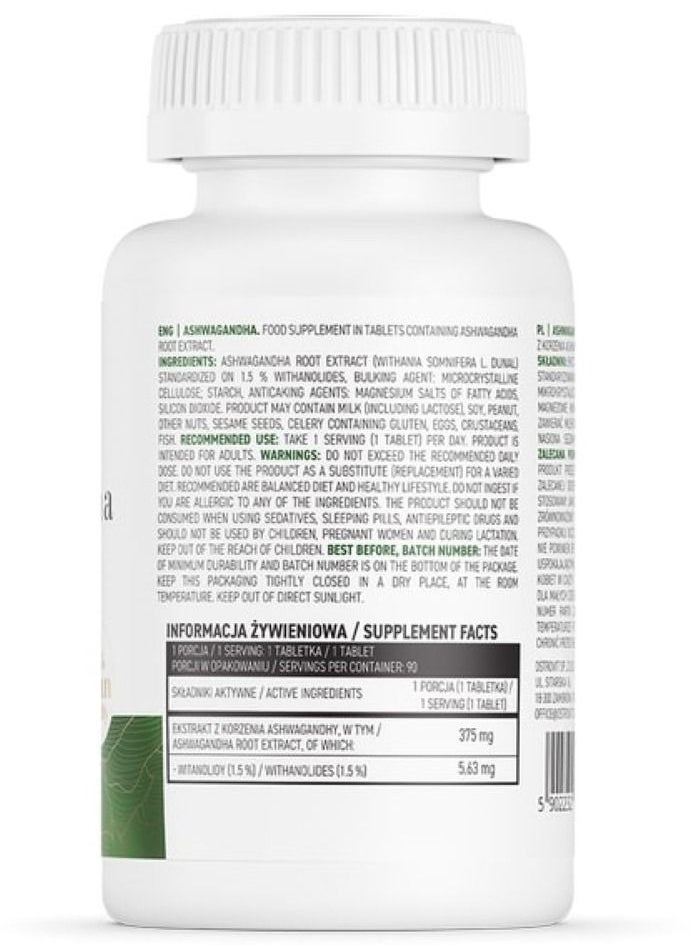 OstroVit Ashwagandha 200 Tablets  - Image 2