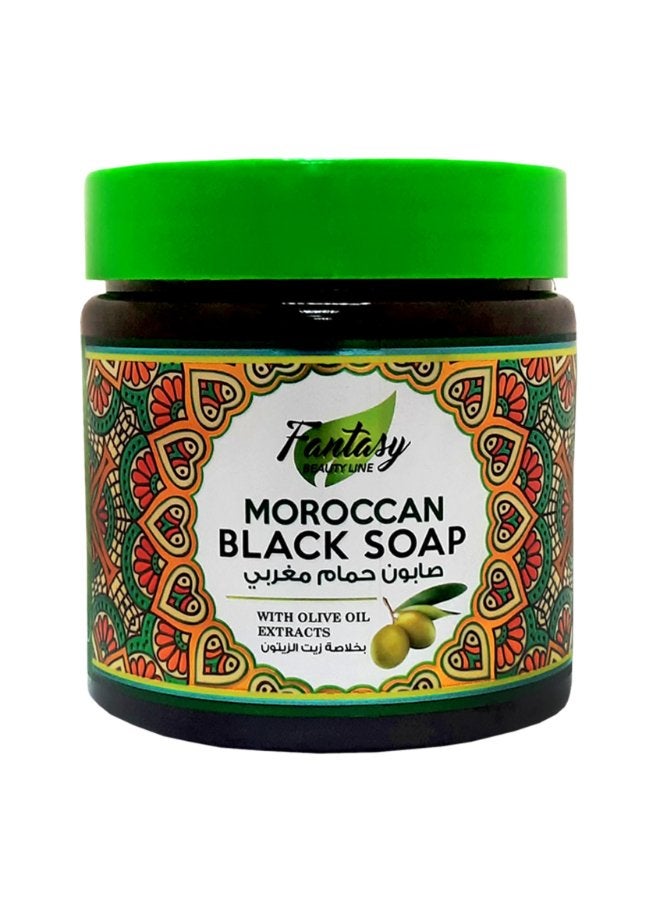 Fantasy BEAUTY LINE الصابون المغربي الأسود 500 مل - Image 1