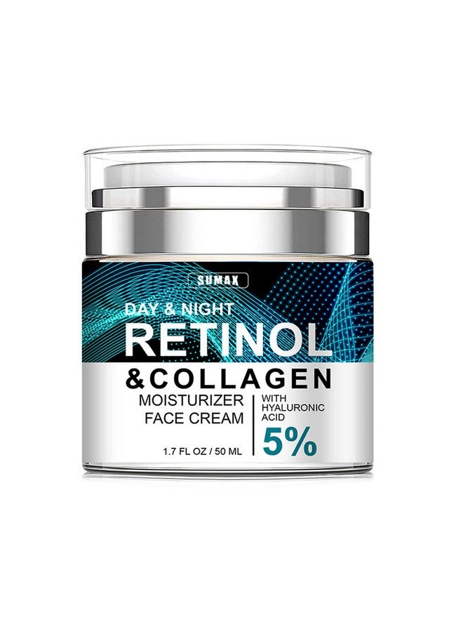 Grospe Advanced Retinol Collagen Cream for Face with 5% Hyaluronic Acid Anti-Aging Cream Anti-Wrinkle Reduce Fine Lines Lifting and Firming Cream 24-Hour Facial Care Suitable For All Skin Types - Image 1