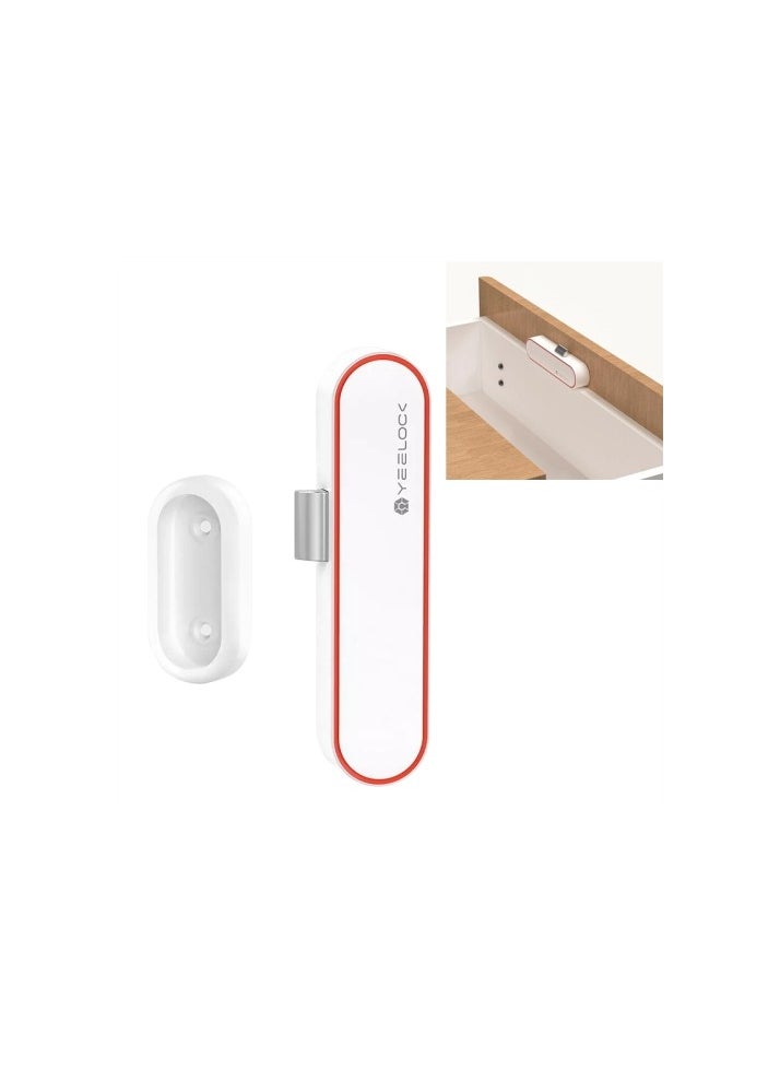YEELOCK - Smart Drawer Cabinet Lock BT5.1Wireless Control APP Unlock Anti-Theft Remote Keyless Lock for Child Safety File Security Non-Opening Invisible Concealed Cabinet Door Keyless APP Remote Lock - Image 1