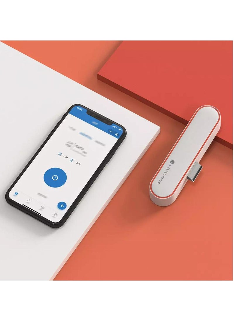 YEELOCK - Smart Drawer Cabinet Lock BT5.1Wireless Control APP Unlock Anti-Theft Remote Keyless Lock for Child Safety File Security Non-Opening Invisible Concealed Cabinet Door Keyless APP Remote Lock - Image 1