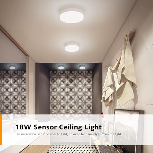ravido 1Pcs White Motion Sensor Light - Wireless Self Adhesive Stick On LED Nightlight Rechargeable Body Sensor Wall Light with ON/Off Switch for Hallway, Wardrobe, Bedroom, Stairs (1) - Image 3