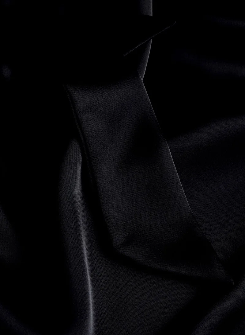 H&M Tie Detail Belted Dress