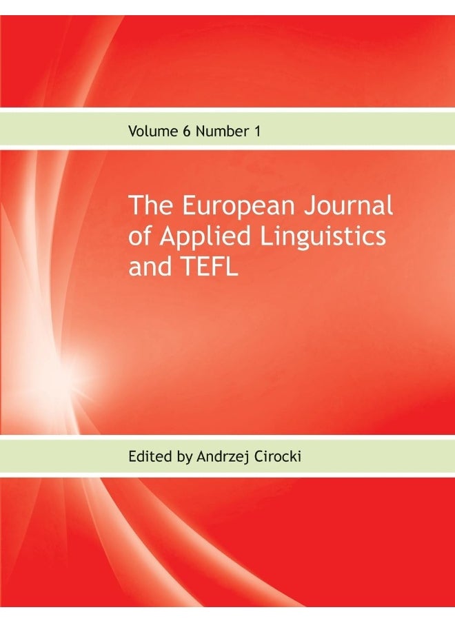 The European Journal of Applied Linguistics and TEFL Volume 6 Number 1  - Image 1