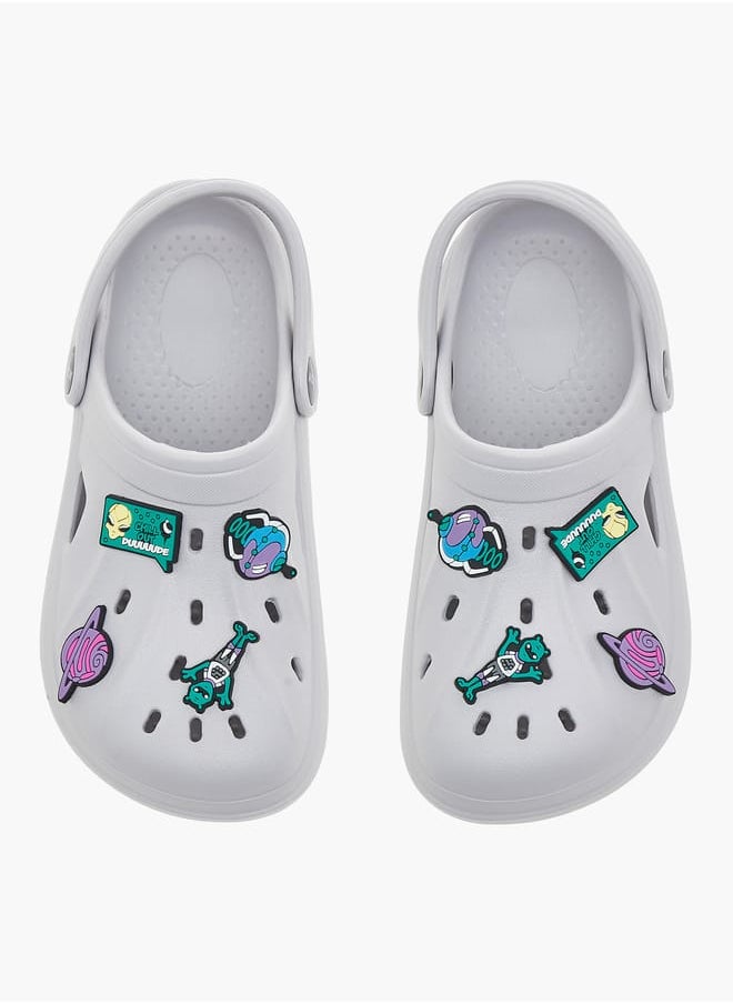 Aqua Boys Accent Detail Slip-On Clogs  - Image 2