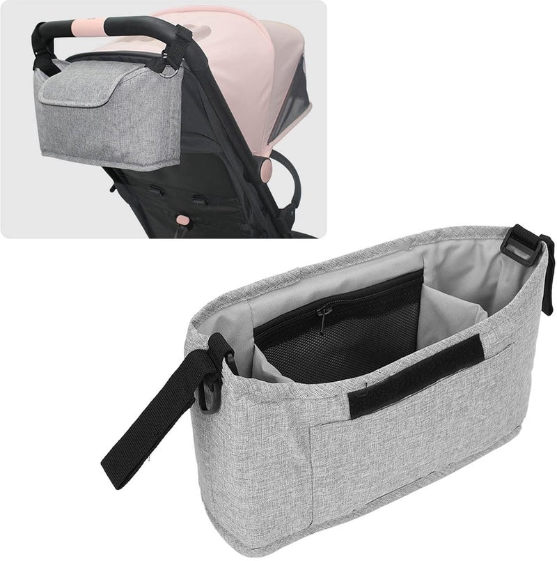 Mom Tote, Linen Multifunctional Universal Strong Storage Bag Lightweight Large Capacity for Elderly Scooter - Image 5