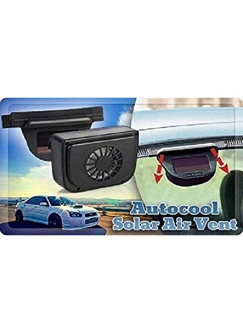 SGMSC SGMSC Auto Cool Solar Powered Ventilation Fan Keeps Your Parked Car Cool Black Pack of 1  - Image 5