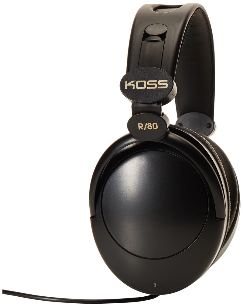 Koss 154336 R-80 Over Ear Headphones, Black - Image 3