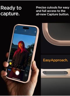 Spigen غطاء حماية ألترا هايبرد لهاتف آيفون 16 برو ماكس (2024) - تيتانيوم وردي  - Image 4
