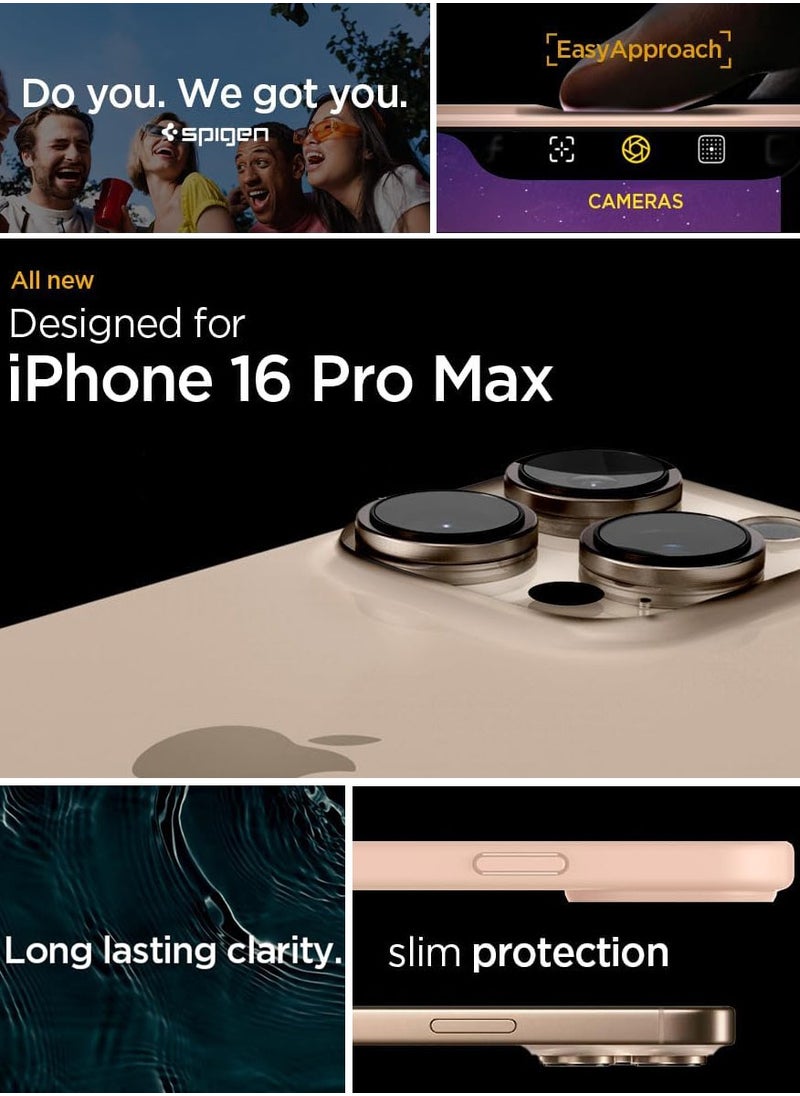 Spigen - غطاء حماية ألترا هايبرد لهاتف آيفون 16 برو ماكس (2024) - تيتانيوم وردي - Image 1