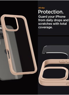 Spigen غطاء حماية ألترا هايبرد لهاتف آيفون 16 برو ماكس (2024) - تيتانيوم وردي  - Image 5