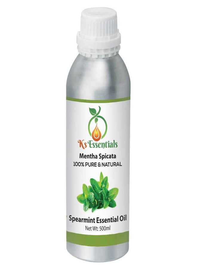 Ks Essentials 100% Pure Spearmint Essential Oil Natural & Therapeutic Grade For Skin care & Hair 500ml - Image 1