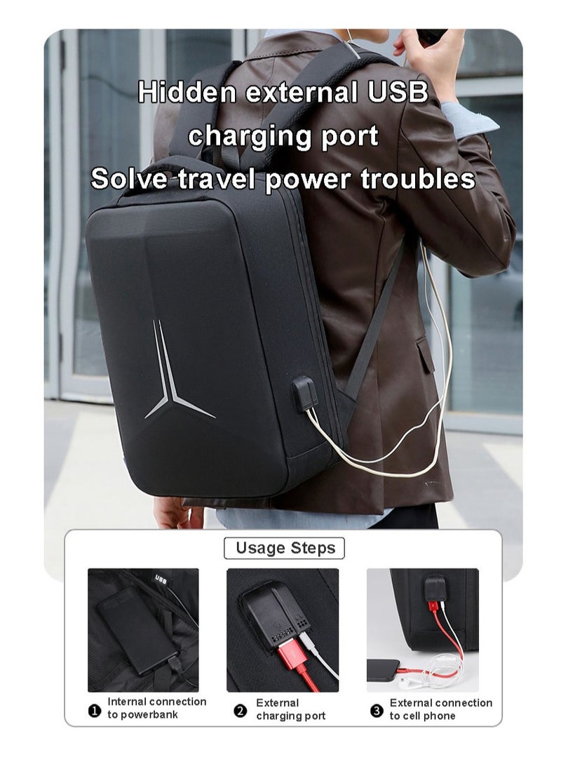 Gasin - Large Capacity Fashion Short Trip Zipper Shoulder Bag Unisex Computer Bag (Gray) - Image 1