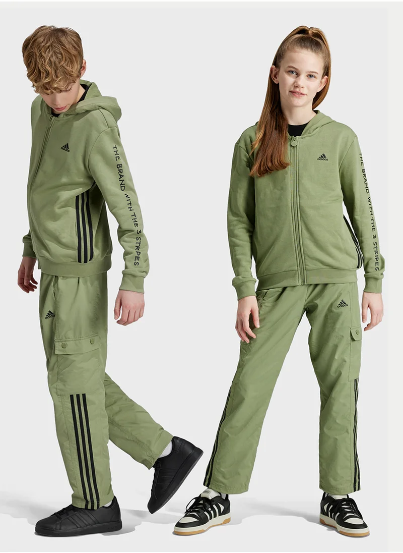 Adidas Youth Jam Woven Cargo Sweatpants