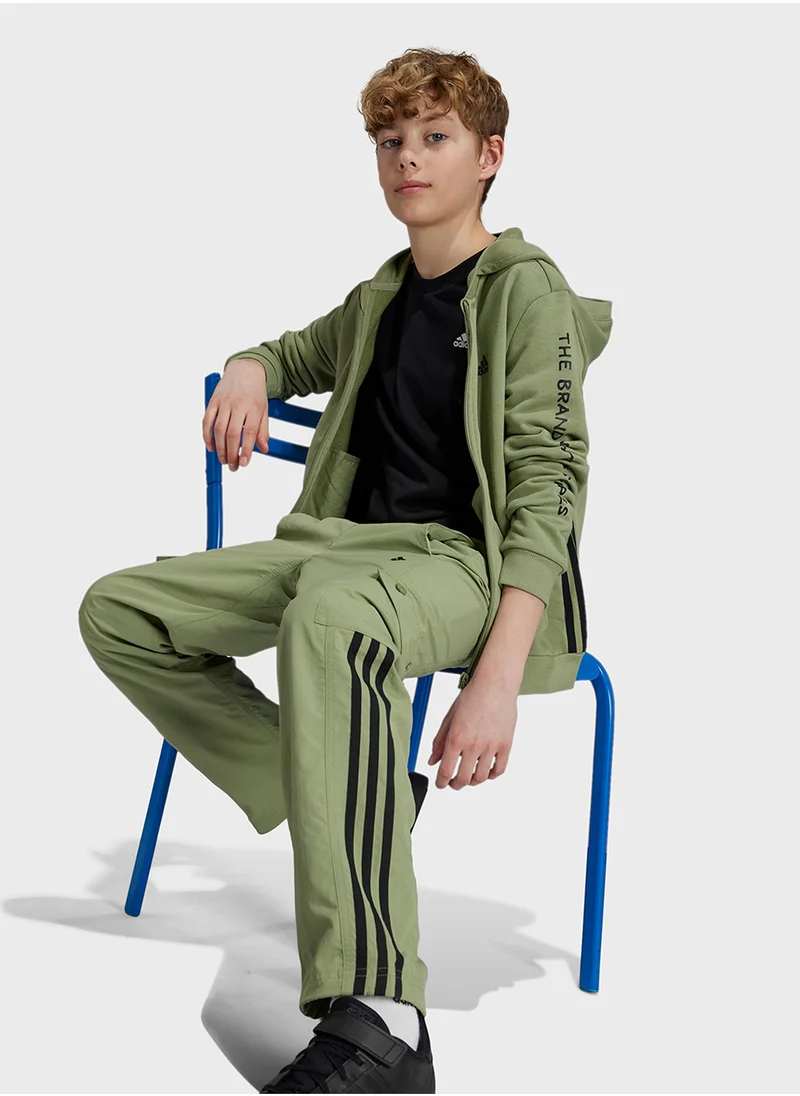 اديداس Youth Jam Woven Cargo Sweatpants